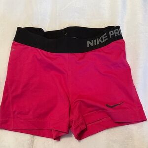 Nike Women's Athletic Shorts in Vibrant Pink